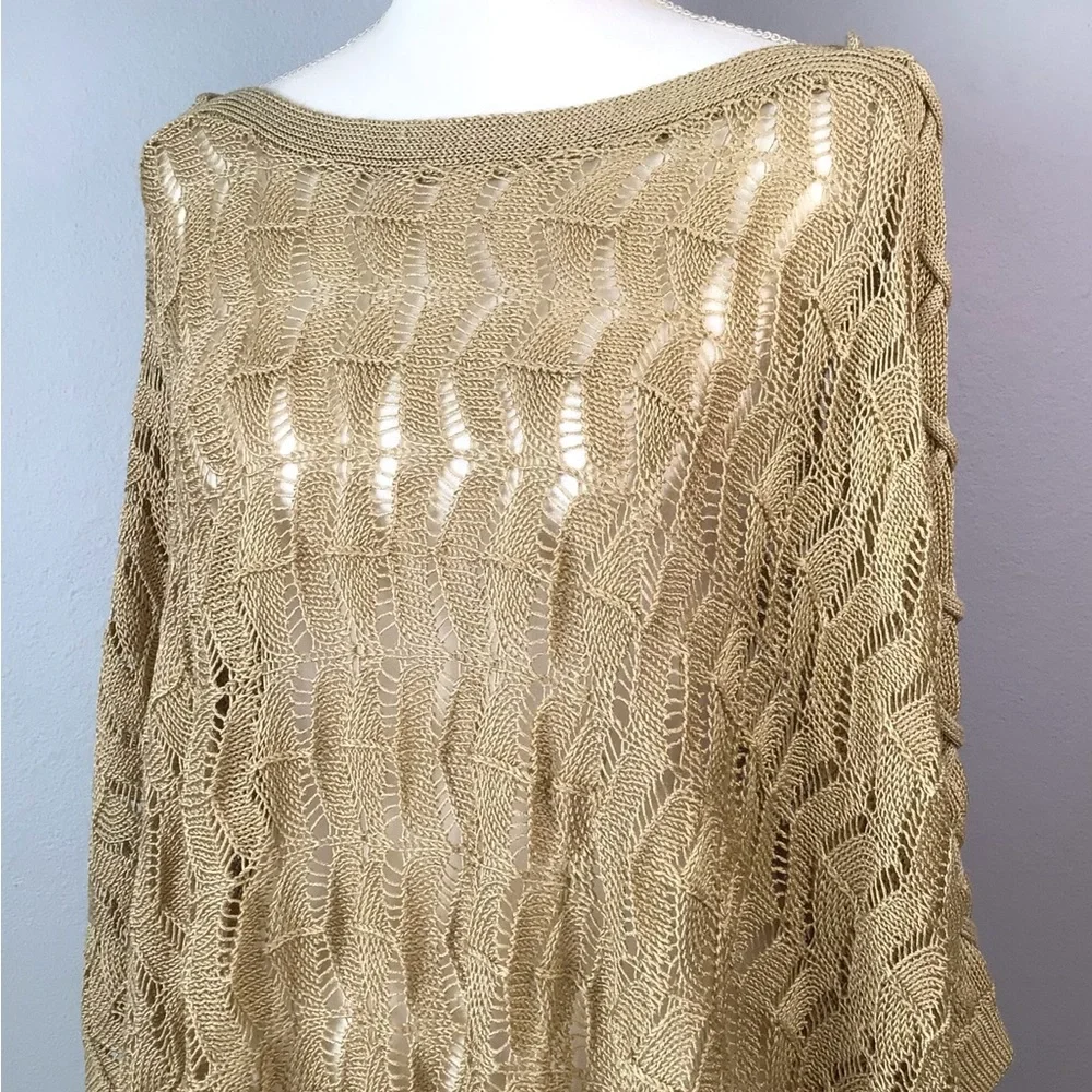 Lauren Ralph Lauren Linen Blend Poncho - Picture 11 of 16